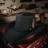 Sombrero Tombstone Texana El Viejon 20* Lana Negra 083